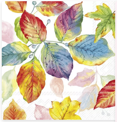 Lunsj Serviett Colorful Leaves