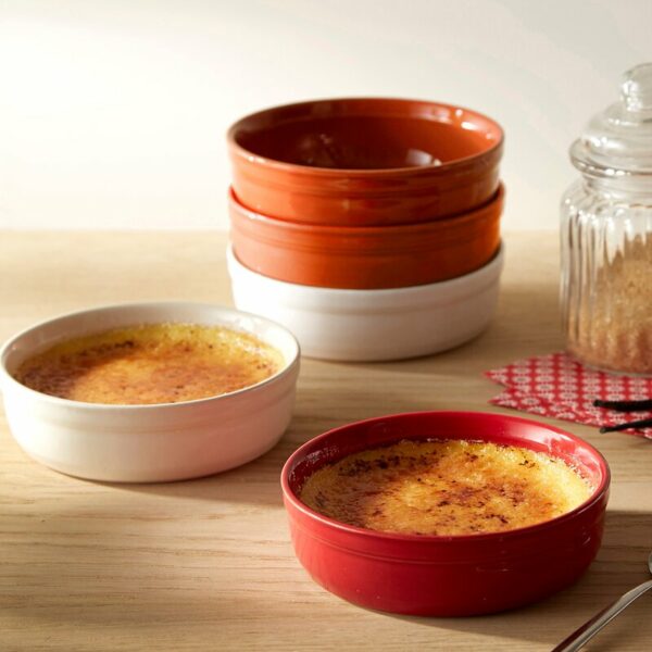 Creme brulee form 2 stk 13 cm rød