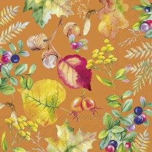 Lunsj serviett, Harvest Season Orange
