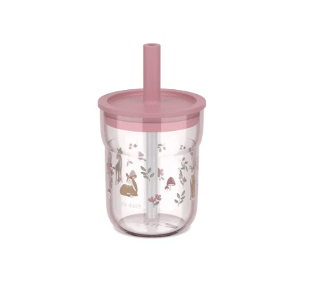 Mio Barneglass med sugerør 250 ml Fairy Garden