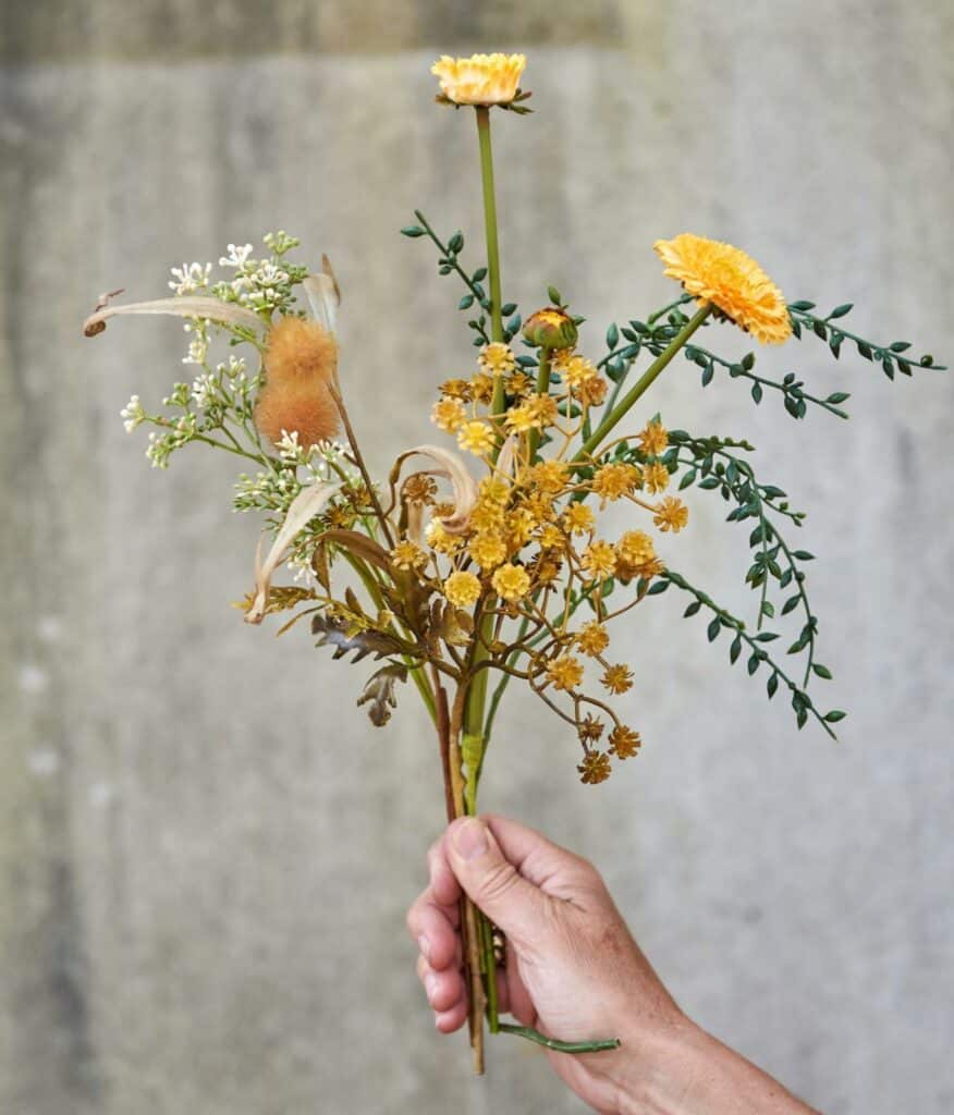 Gren med Blomster 35cm