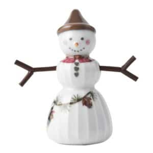 Hammershøi Christmas snøjente 8 cm hvit m/ dekor