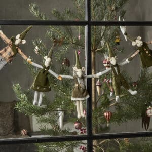 Axel & Lea med magnet 2 stk. H20 cm