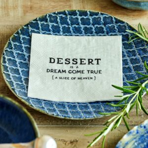 Wendy coctailserviett, svart