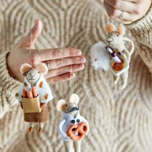 Peo-Mus, ull, assortert Pr stk,