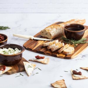 Essential brødskjærebrett 41x28 cm teak