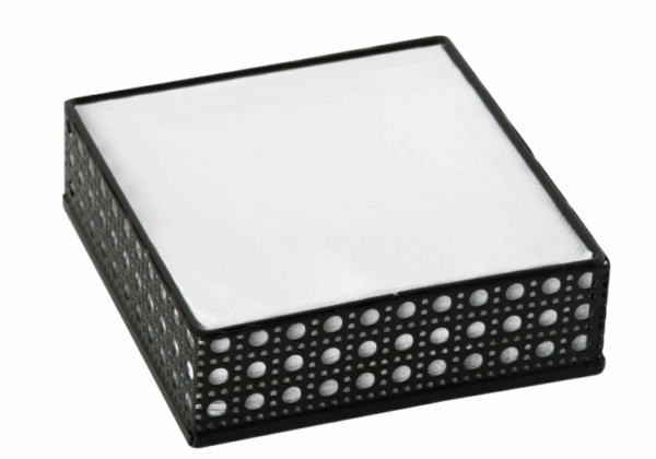 Serviettholder 15 cm, Svart