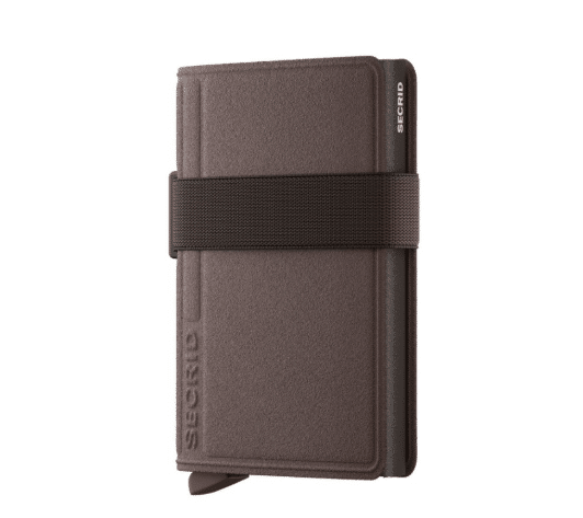 Skimmingsikker kortholder Brun/brun m/bånd