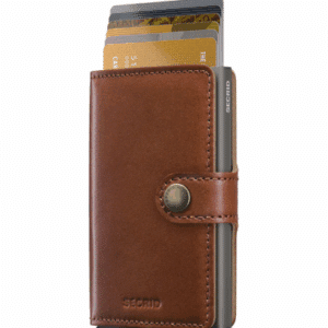 Skimmingsikker kortholder Texas Saddle / Brun