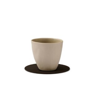 Circle Corduroy glassbrikke 10 cm Hazel