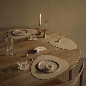 Table Mat Curve L Nupo Vanilje