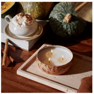 Duftlys med 3 veker 40t, Spiced Pumpkin Latte