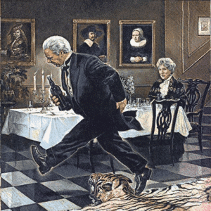 Lunsj Serviett, Dinner for One