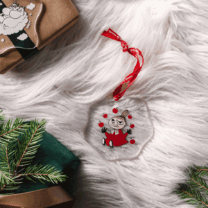 Mummi Glass Dekor Lille My 8 cm.