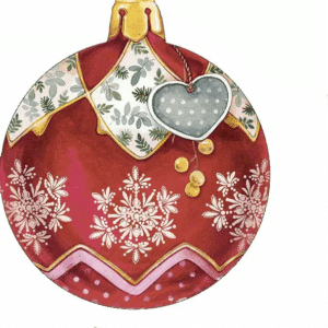 Lunsj Serviett Shaped, Christmas Bauble