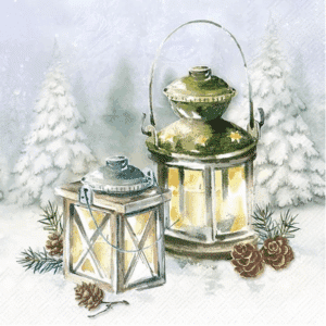 Cocktailservietter A Frosty Night