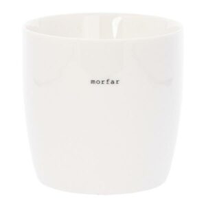 Krus morfar 30 cl hvit