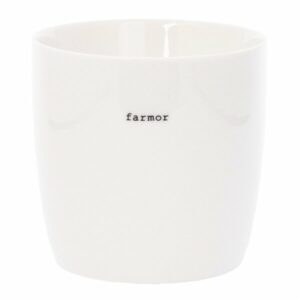 Krus farmor 30 cl hvit