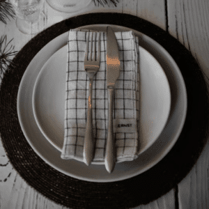 Bordbrikke i jute Ø33 cm