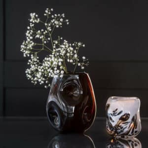 After Rain vase 20 cm brun