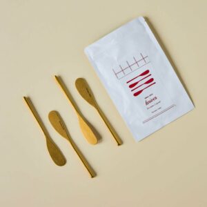 Daily smørkniv 16 cm 4 stk antikk gullfinish