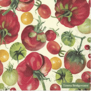 LUNSJ SERVIETT TOMATOES, Helårs