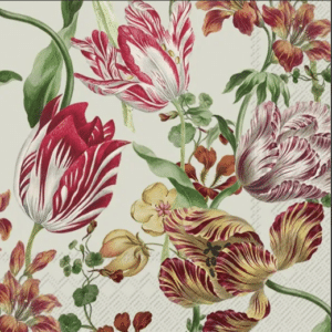 LUNSJ SERVIETT MAJESTIC TULIP LIGHT GREEN, Vinter