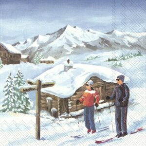 LUNSJ SERVIETT JUL AUSBLICK, Vinter