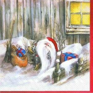 LUNSJ SERVIETT JUL RØROS NISSE, Jul