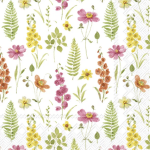 Cocktailservietter, Hop Into Flowers, vår