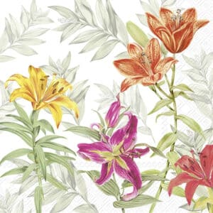 Lillibet Light Green Lunch serviett, Sommer