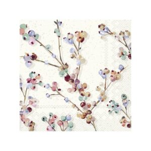 Lunsj Serviett Ihr Autumn Berries Cream, Vinter