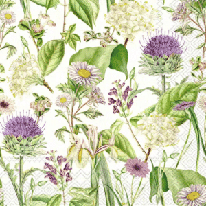 Cocktailservietter, Wildflower Cream, Sommer