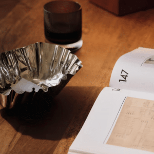 Tydra skål, 12 x 14 cm, polert stål