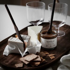 Trebrett 40x25x2 cm svart