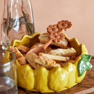 Limone lav bolle Gul, Stentøy