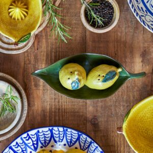 Limone salt & peppersett Gul, Stentøy