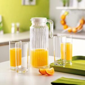 Glasskanne med lokk, 1,1L