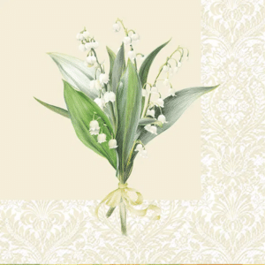 Lunsj Serviett Lujza Cream, vår