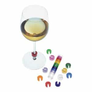 Fargekode til vinglass 10 stk