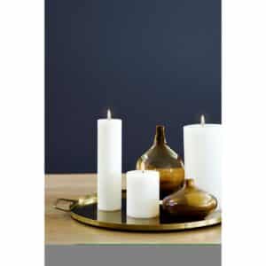 LED kubbelys 22x5,8 cm nordic white