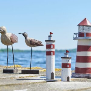 Fyrtårn i tre Medium D4x19cm