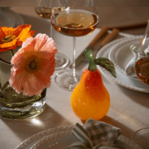 Glasspære Orange 14cm