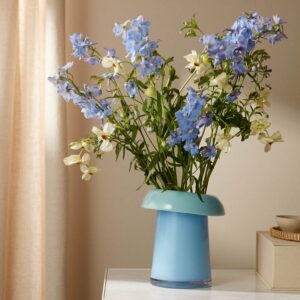 Soma vase 22,5 cm lys blå/aqua