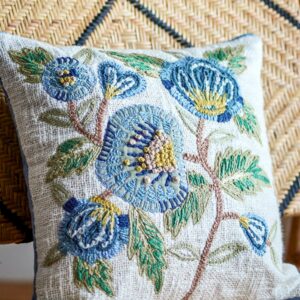 Hanna-pute, blå 45x45cm