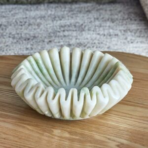 Harmonia-skål, grønn, marmor