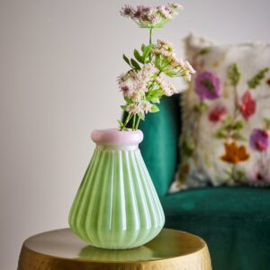 Judith Vase, Grønn, Glass h24,5cm