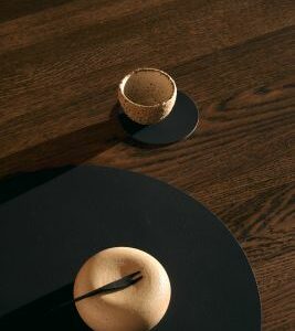 Circle Nupo glassbrikke 10 cm svart inkk