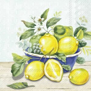 Lunsj Serviett, Lemon in Bowl